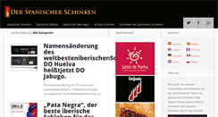 Desktop Screenshot of derspanischerschinken.com
