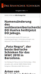 Mobile Screenshot of derspanischerschinken.com